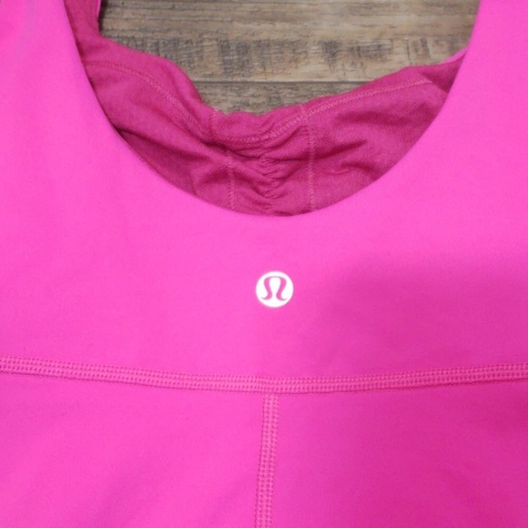 lululemon athletica pink tank sz4 - Picture 5 of 5